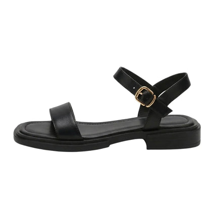 Women's Adjustable Strap Summer Sandals – Cushioned Footbed
